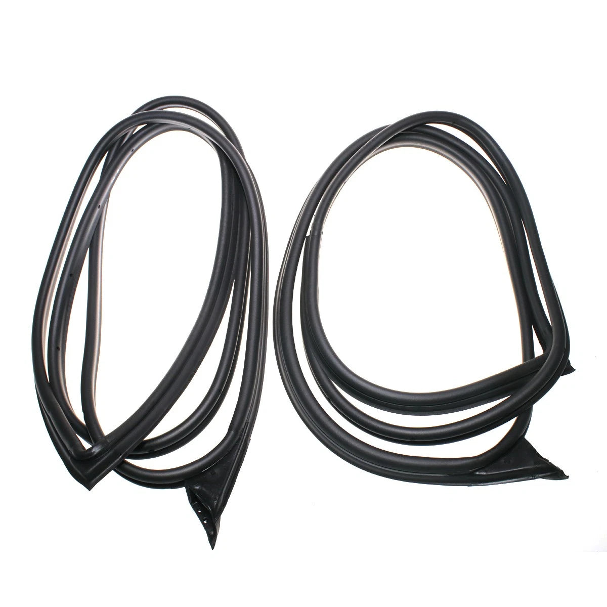 Set of 4 Front Door Weatherstrip Rubber for Mercedes-Benz W124 (1985–1996)