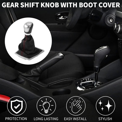 5 Speed Manual Gear Shifter Knob with Cover for Ford Focus MK2 (2005–2011)