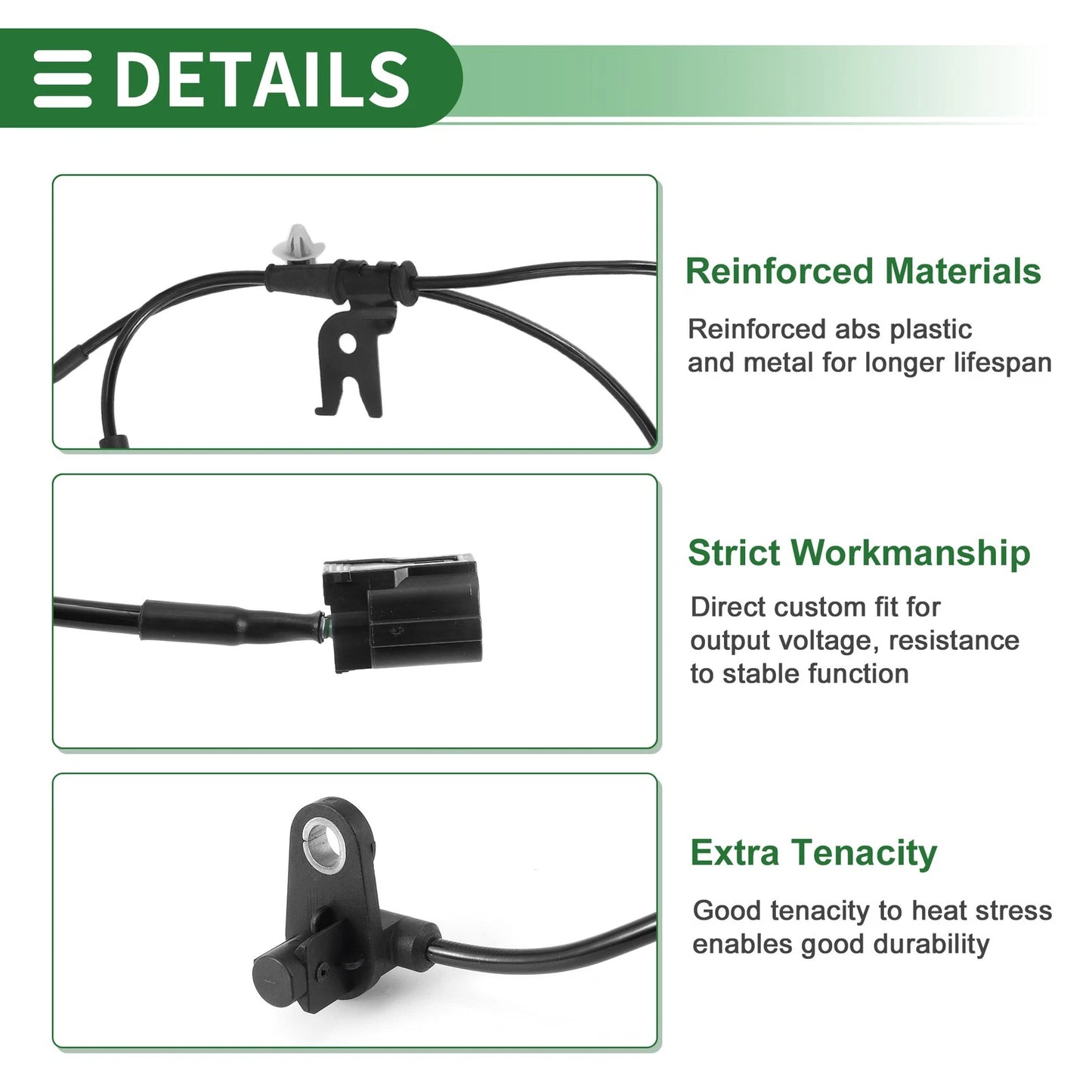 ABS Wheel Speed Sensor No. 95670B4300 for Hyundai I10 (2013–2019)