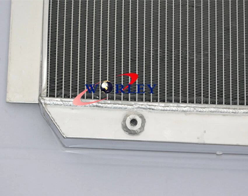 3 Row Aluminum Radiator with Fan for Chevy (1951–1954)