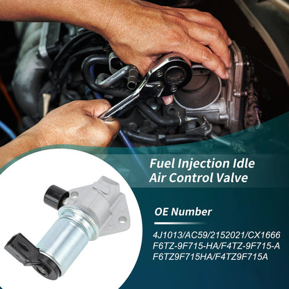 Idle Air Control Valve w/ Gasket for Ford F-150 F-250 (1994–1996) No.F6TZ9F715HA