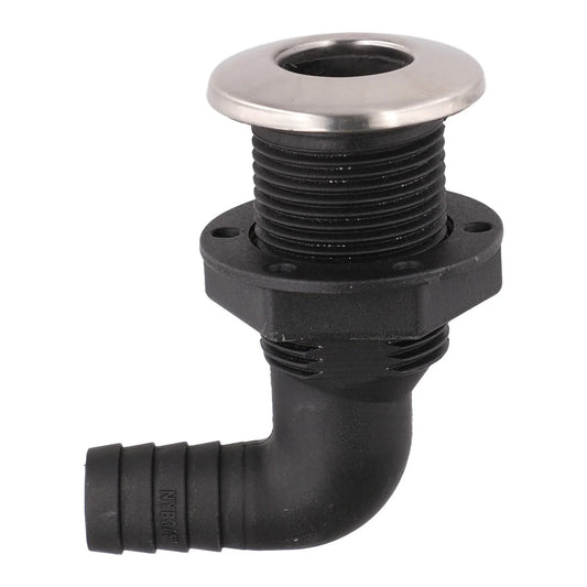 1 x Bilge Pump Fitting 33MM Bilge Thru Elbow Hull Fitting for Boat