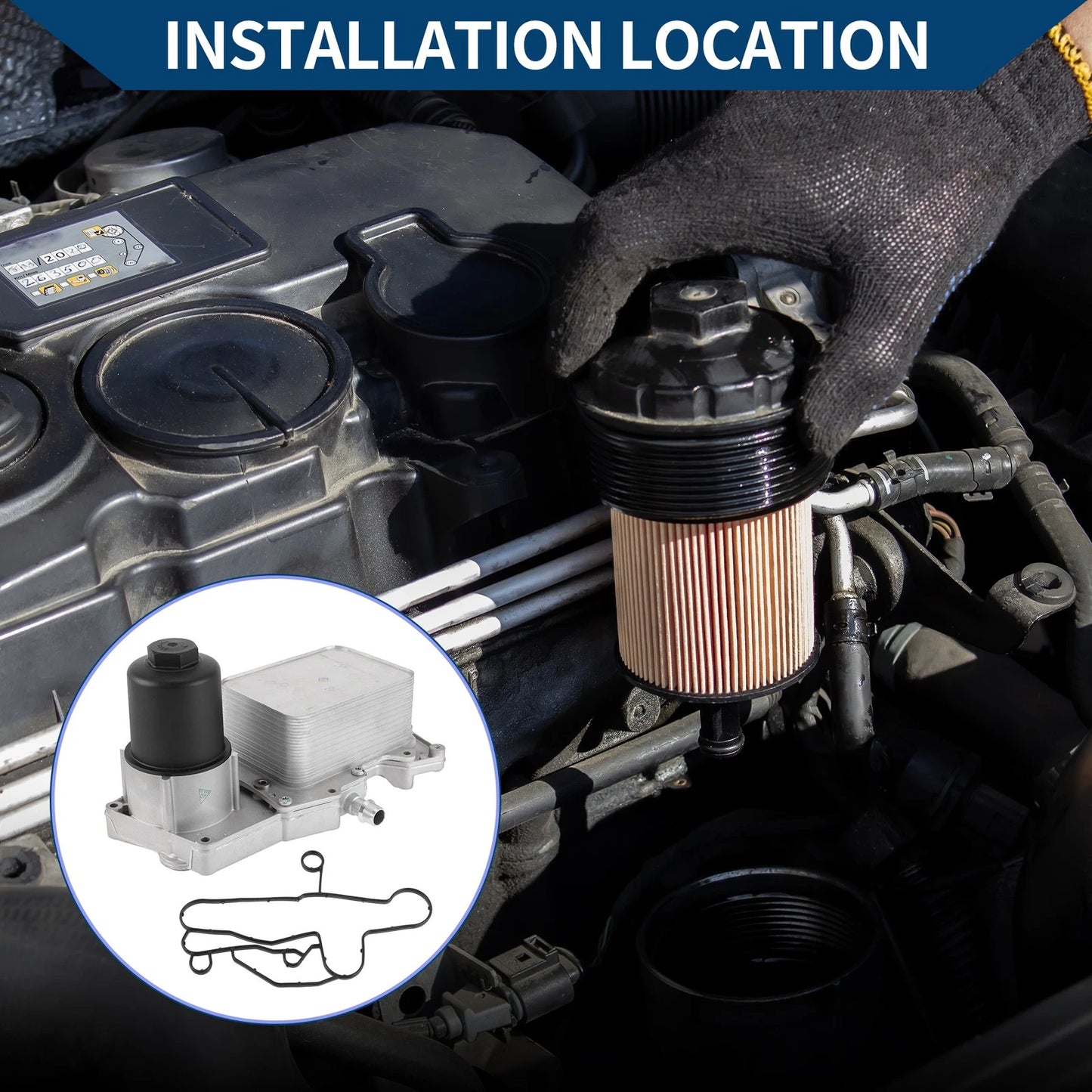 Oil Filter Housing for Land Rover Range Rover (2010–2017) No.LR022895