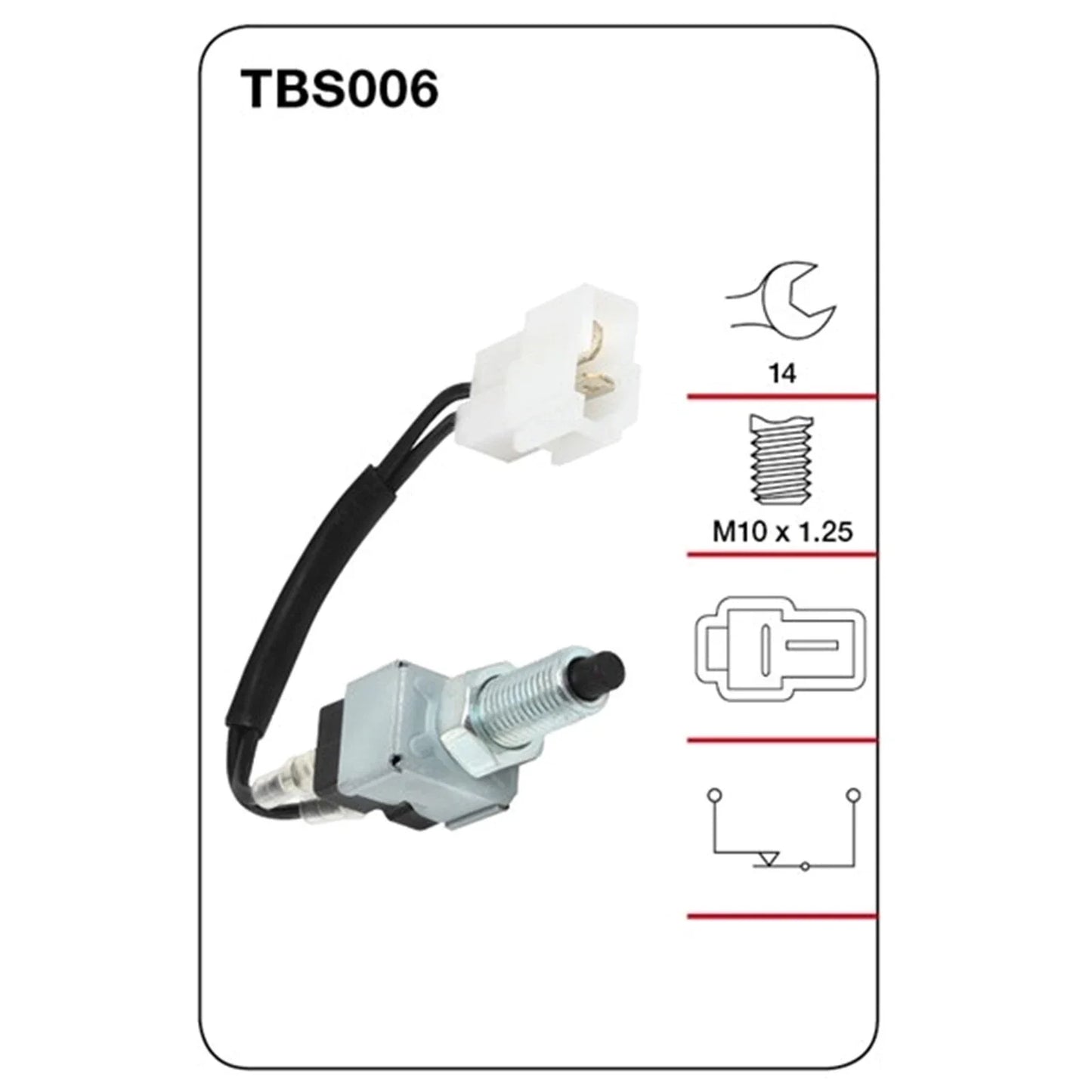 Brake Stop Light Switch for Toyota Corolla AE80 AE82R KE30 KE35 KE36 KE70 (1974-1989)