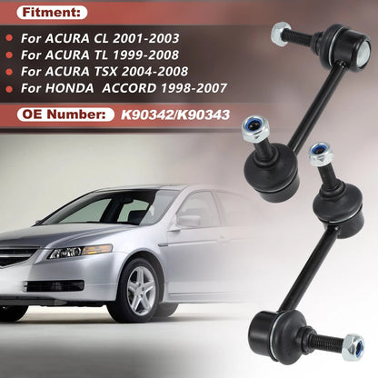 Set of 2 Rear Sway Bar Ends for Acura TL CL TSX Honda Accord (1998–2007) K90342 K90343