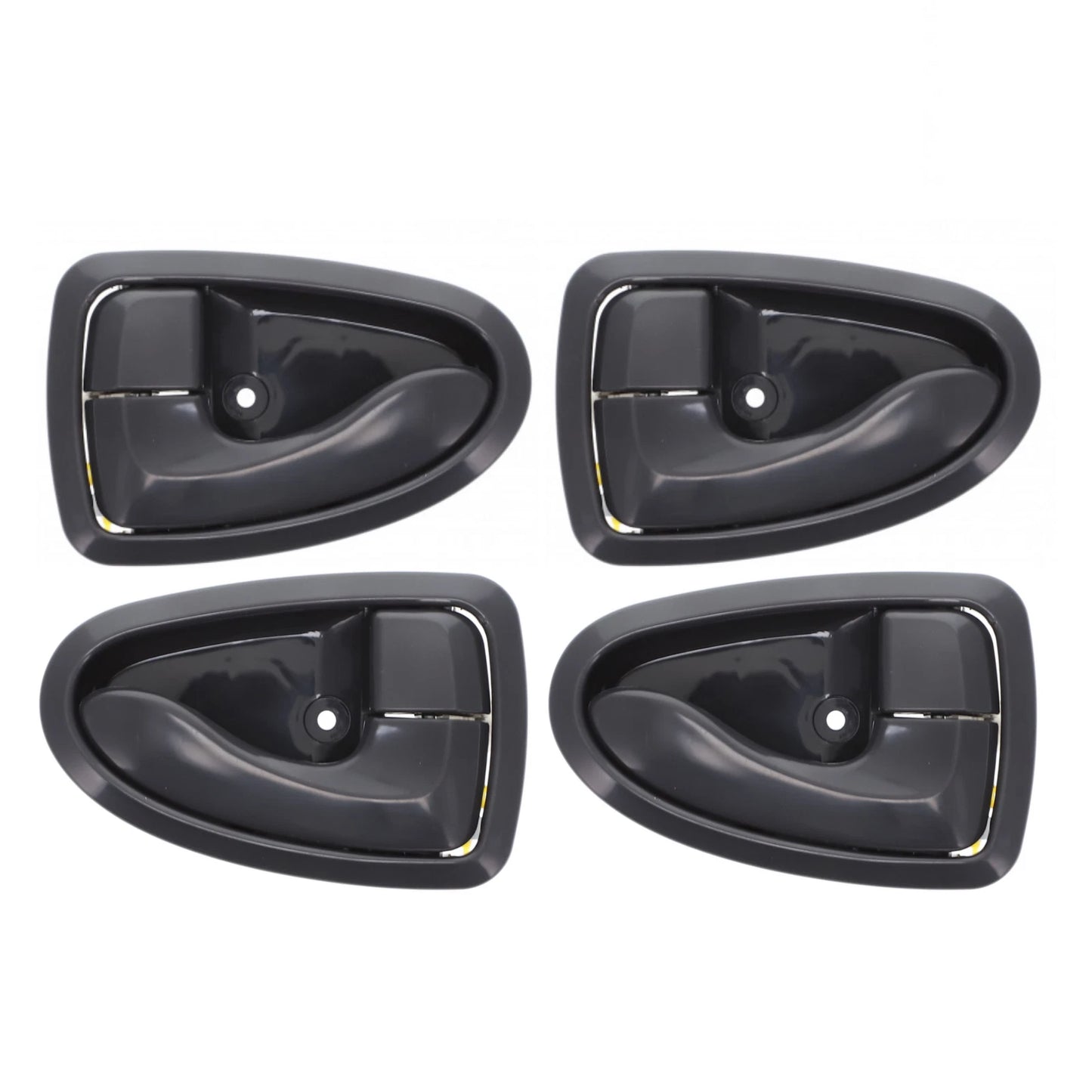 Set of 4 Door Handle Inner for Hyundai Accent (2000–2006) Grey