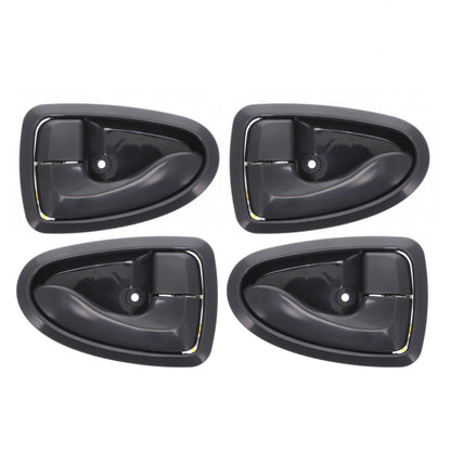 Set of 4 Door Handle Inner for Hyundai Accent (2000–2006) Grey