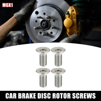4 x Brake Disc Rotor Screws Bolts Kit for Honda Accord Civic (2003-2012)