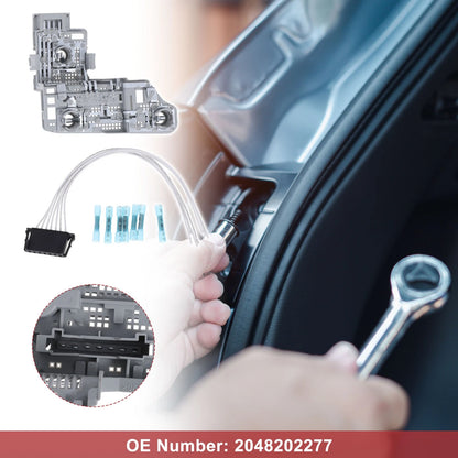 Left Tail Light Socket Wiring for Mercedes-Benz C-Class W204 (2012–2014) No. 2048202277