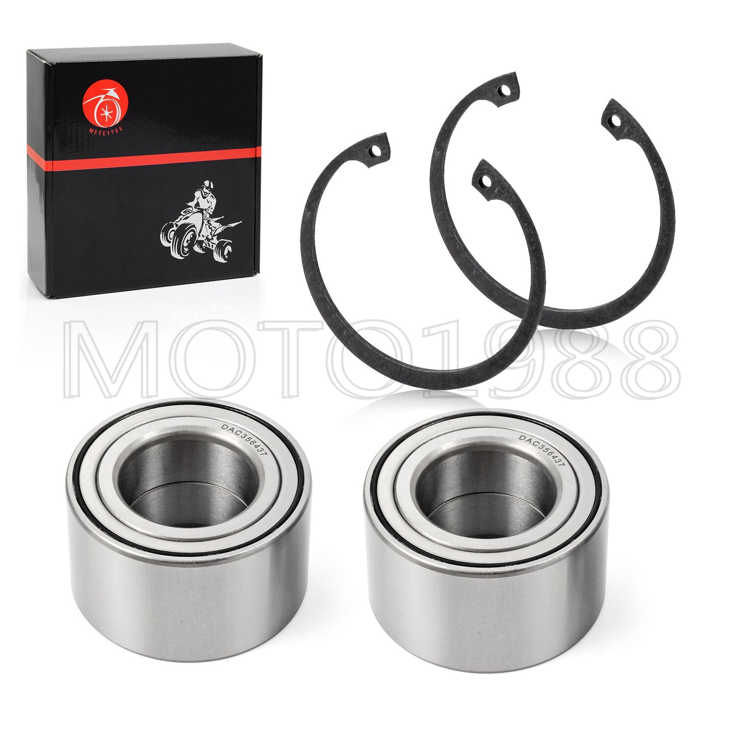 Set of 2 Wheel Bearings Ring Clips for Polaris Sportsman 400 450 500 600 700
