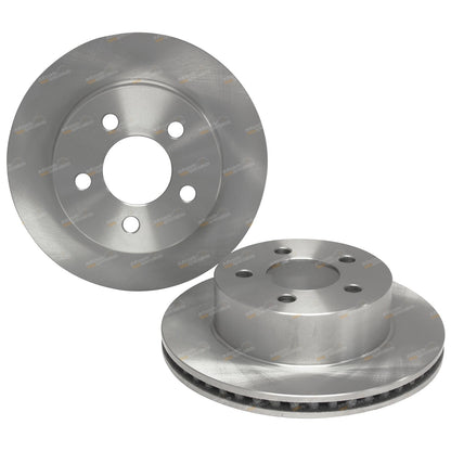 2 Front Disc Brake Rotors for Jeep Wrangler (1999–2007)