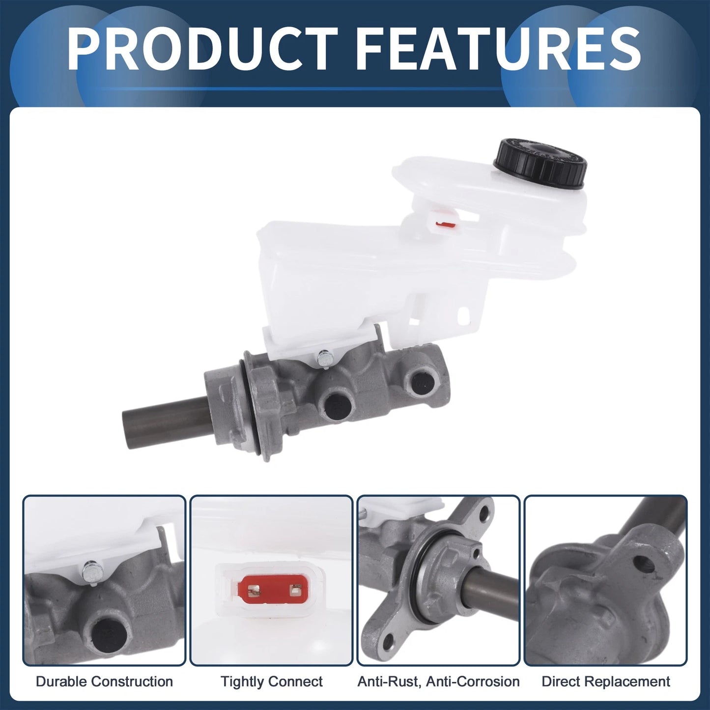 Brake Master Cylinder with Reservoir No.EB3C2004HB for Ford Ranger (2015–2020)