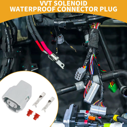 2 Pin VVT Solenoid Waterproof Connector Plug No. 153300T010 for Toyota RAV4