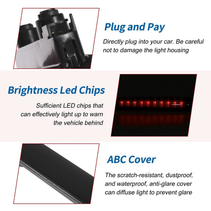 Black LED Third Brake Light for VW T5 Transporter (2003–2015) No.7E0945097F