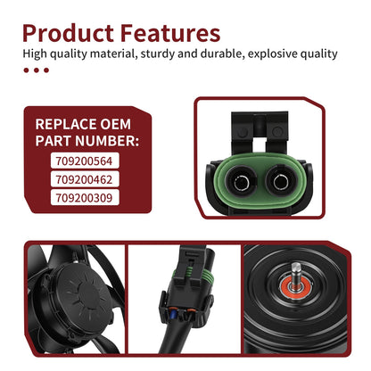 Radiator Cooling Fan for Can-Am Outlander 650 850 Max (2016–2018)