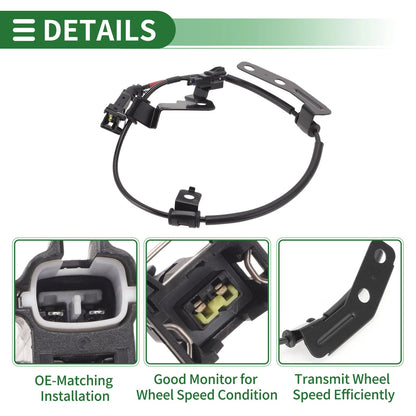 ABS Wheel Speed Sensor No. 919202W100 for Hyundai Santa Fe (2013–2018)