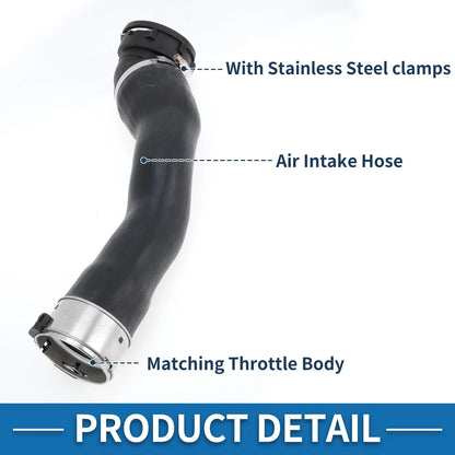 Engine Air Intake Hose with Clamps BMW 5 Series E60 (2006-2009)