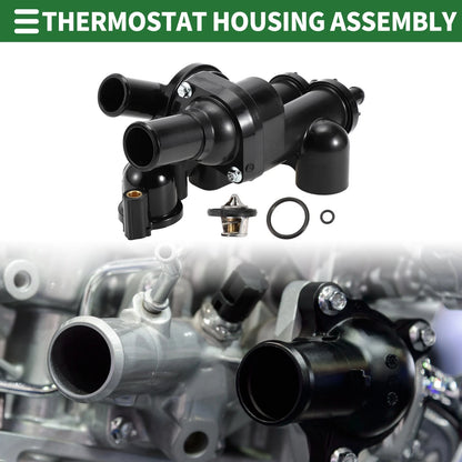 Engine Coolant Thermostat Housing Assembly for Dodge Journey (2009–2020) No. 68003582AB
