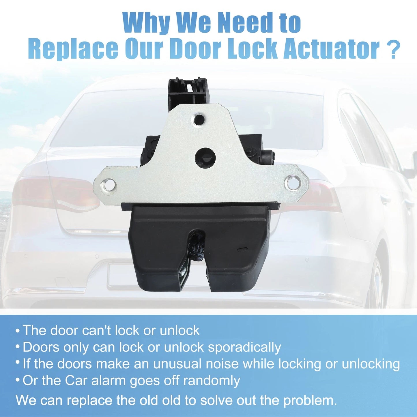 Trunk Lid Latch Lock Actuator Motor for Ford C-Max (2013–2018) No.BM5Z5843150B