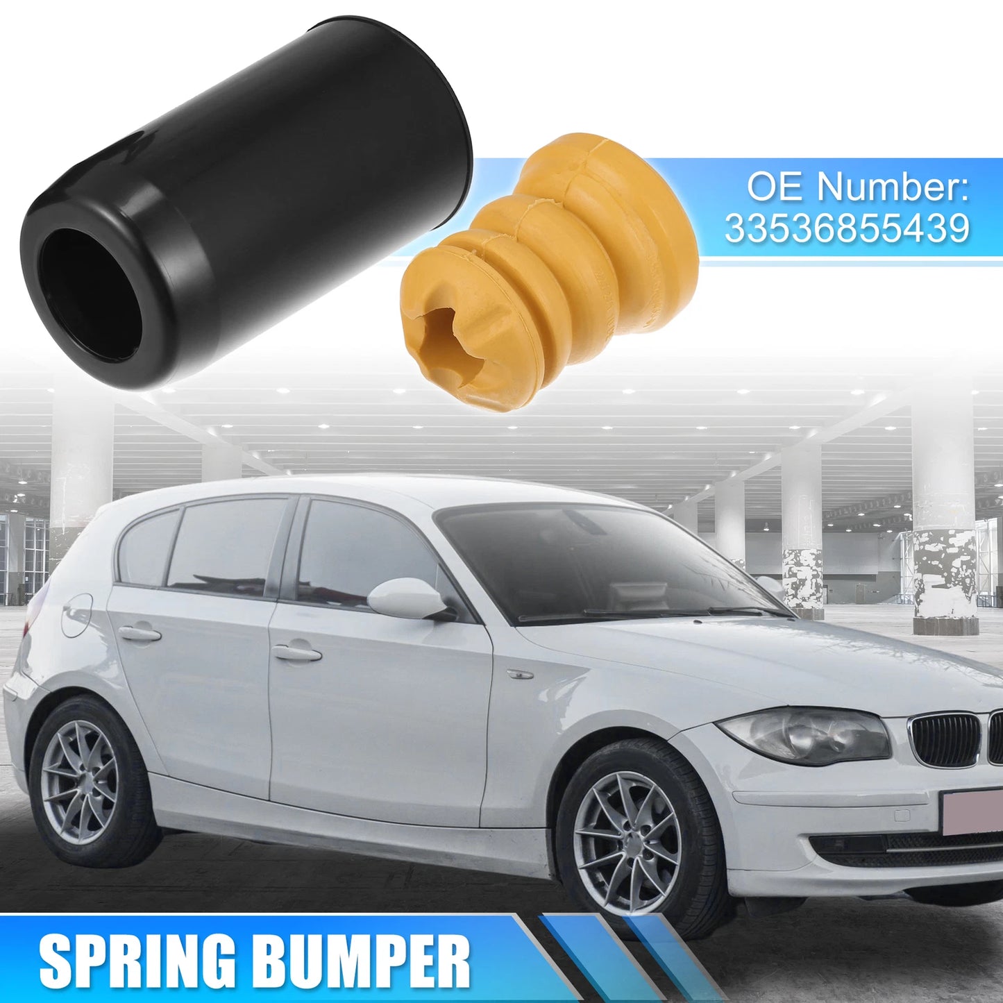 Set of 1 Rear Bumper Step Bumpers for BMW 1 Series Hatchback (No.33536855439)
