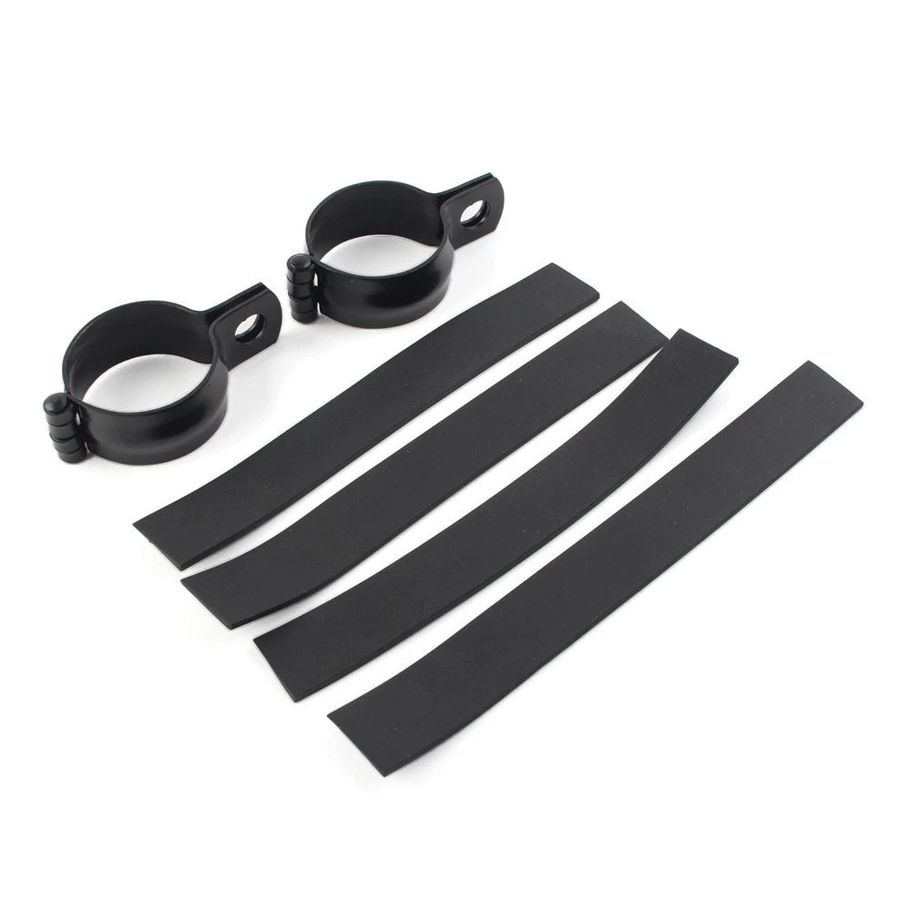 32MM-41MM Front Fork Mount Bracket Turn Signal Light Clamp for Motor Black