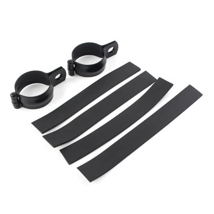 32MM-41MM Front Fork Mount Bracket Turn Signal Light Clamp for Motor Black