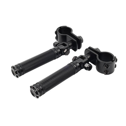 1 Pair Engine Guard Bar Foot Pegs for Harley (Chrome)