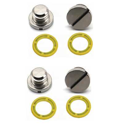 Set of 4 Gearcase Drain Screws for Mercury