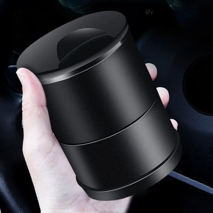 Garbage Coin Storage Cup Ash Tray for Black Car Space-Saving Design