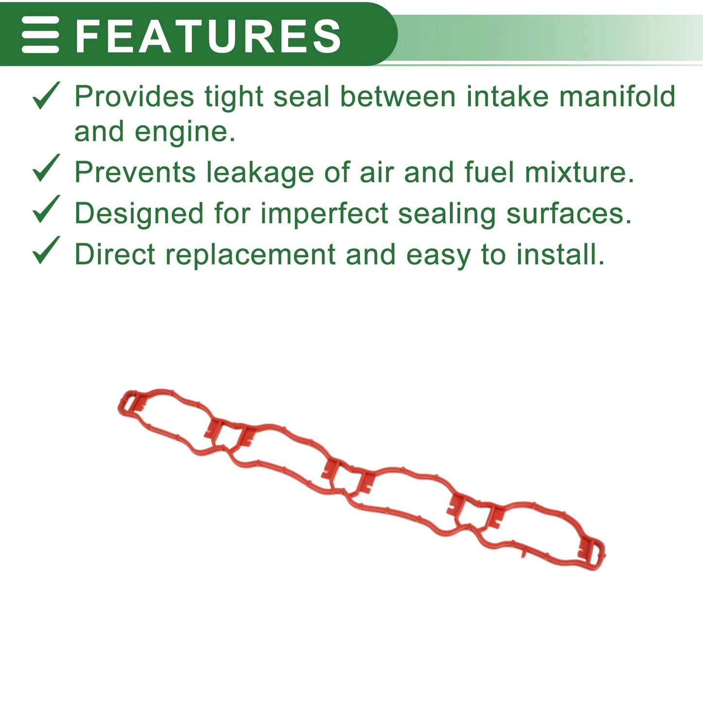 Engine Intake Manifold Gasket for Volkswagen Passat (2017–2019) No. 06K129717F