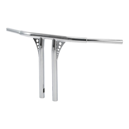 Chrome Rise 1-1/4 T-Bar Handlebar for Harley Road King Softail Deluxe