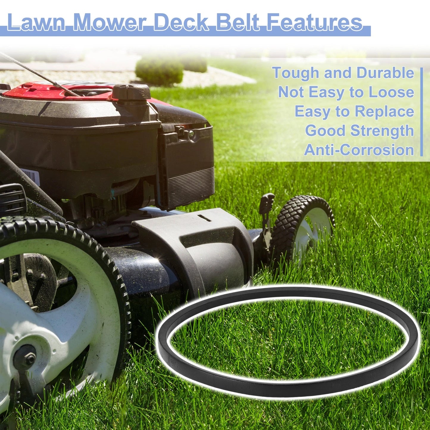 Lawn Mower Deck Belt No.1215765 for TimeMaster & TurfMaster 30" (1 Pc)