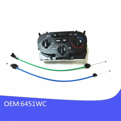 Manual Gear Air Conditioner Climate Controller Panel for Peugeot Citroen (2001-2010)