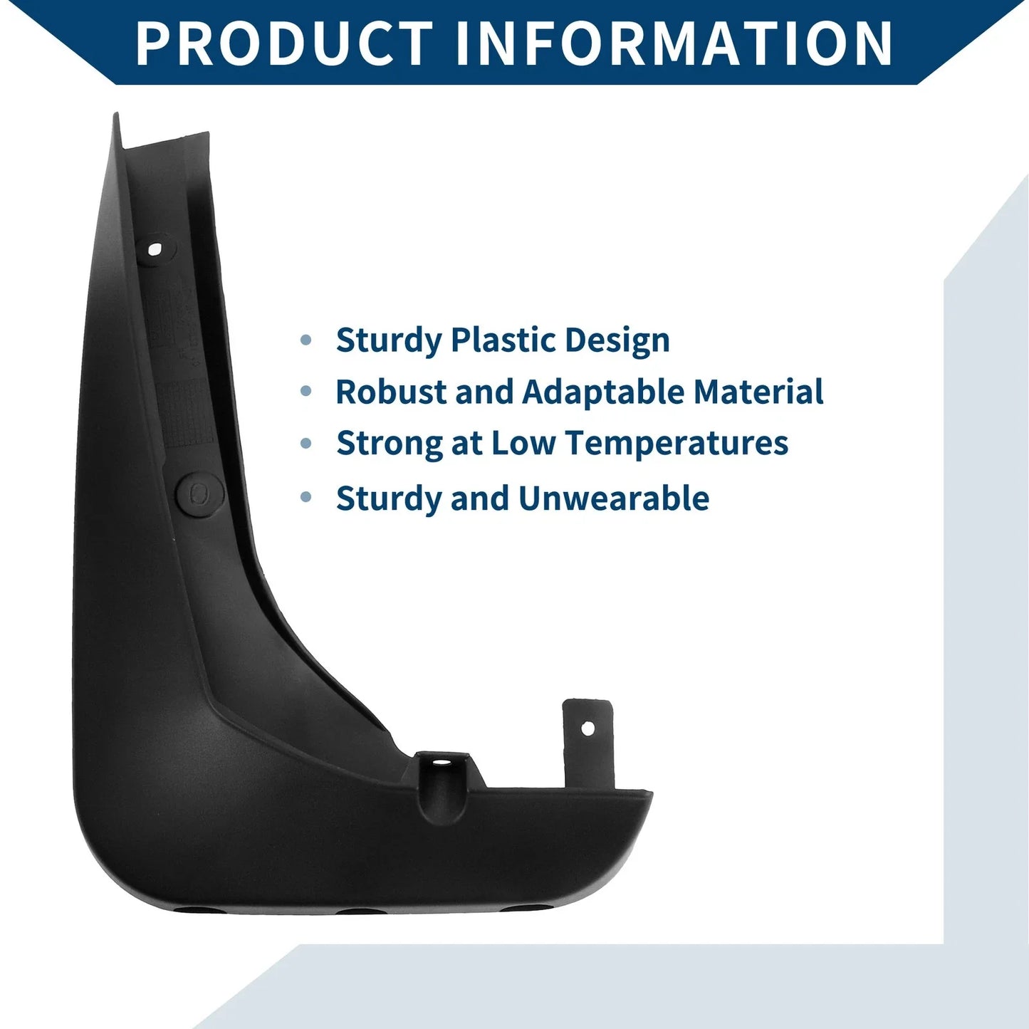 Mud Flaps Splash Guards 1 x Mud Guards for BMW X3 (2010 - 2017)
