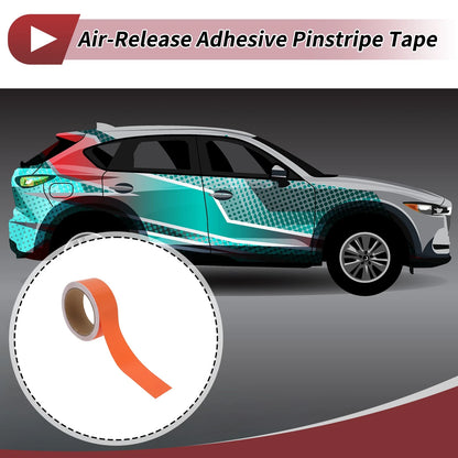 Pinstripe Tape 50mmx10m for Car Motorcycle Boat Matte Orange