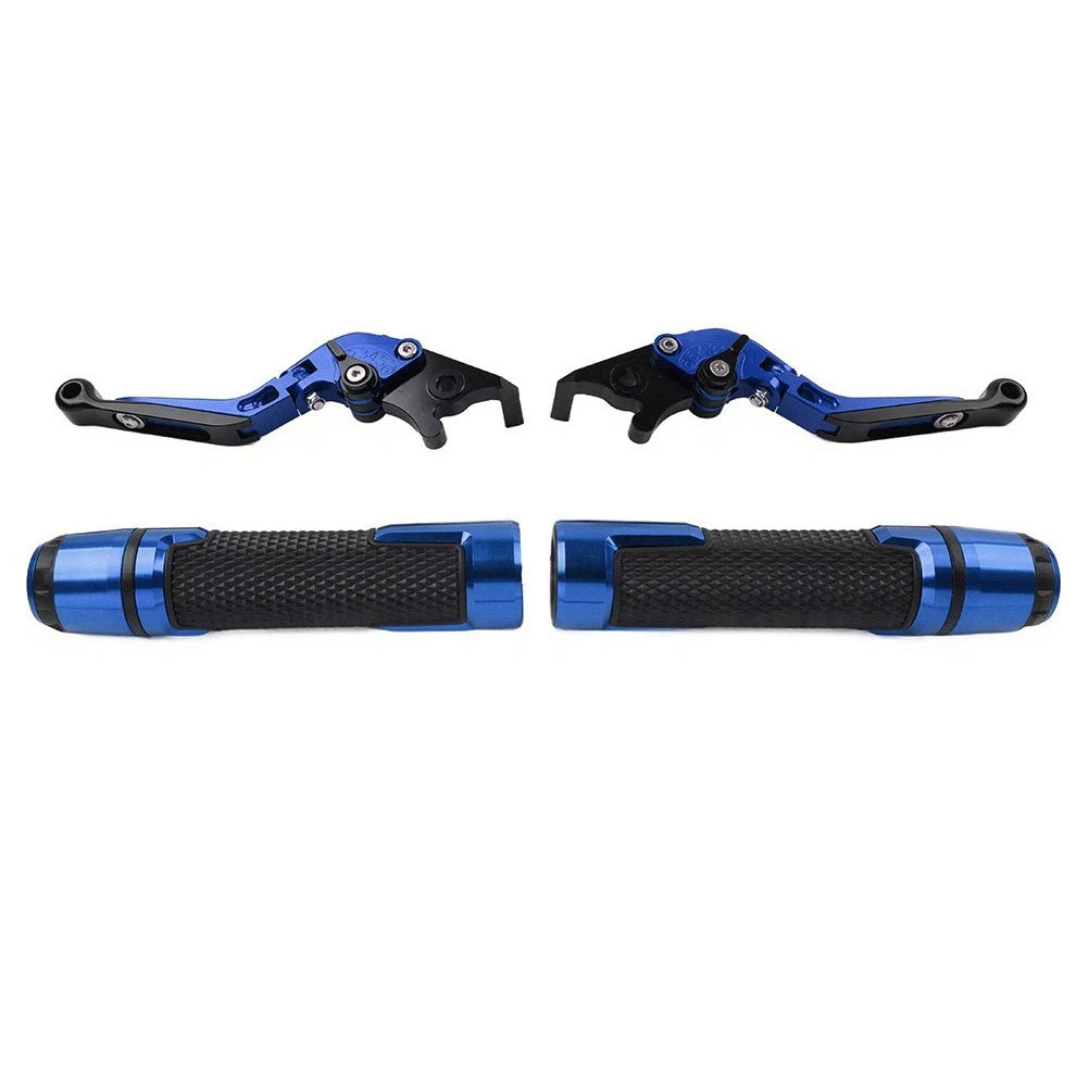 Adjustable Brake Clutch Lever Grip Set for Yamaha FZ MT-07 MT-09 (2014–2023)
