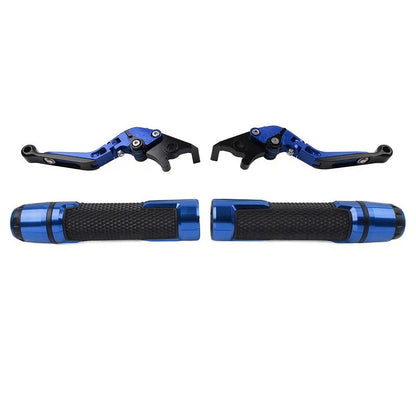 Adjustable Brake Clutch Lever Grip Set for Yamaha FZ MT-07 MT-09 (2014–2023)