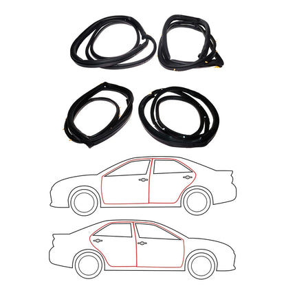 Weatherstrip Set for Toyota Corolla CE100 EE101 AE101 (1992–1997)