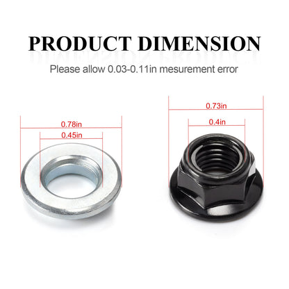 Wheel Lug Nut with Washer Kit for Yamaha Banshee 350 (1995–2006)