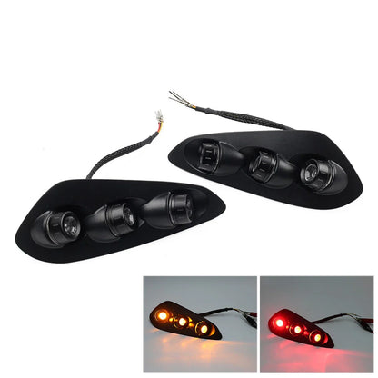 Black Integrated Tail Light Rear Turn Signal for BMW S1000RR (2023-2024)