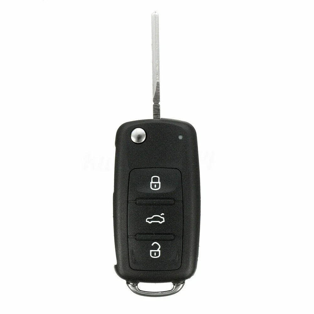 Car Key 3 Buttons 434MHz ABS Black Battery Remote Key for Car