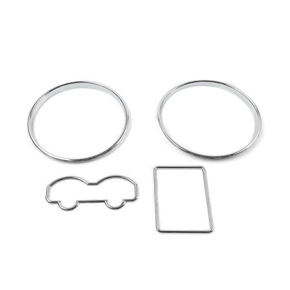 Speedometer Gauge Dial Trim Rings for VW Golf MK4, Passat B5, T4, Jetta 4 (1997-2006)