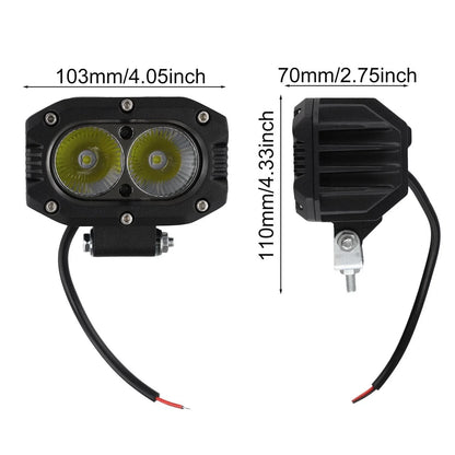 4 Inch LED Cube Pods Work Light Bar Spot Fog Lamp Driving Offroad for Truck ATV