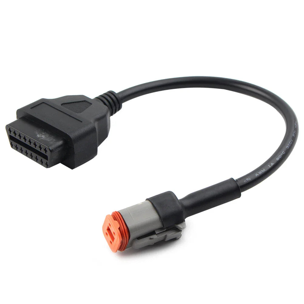 4Pin to OBD2 Diagnostic Scanner Adapter Cable for Harley