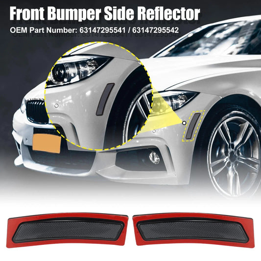 Bumper Reflector Smoky Black for BMW F30 340i