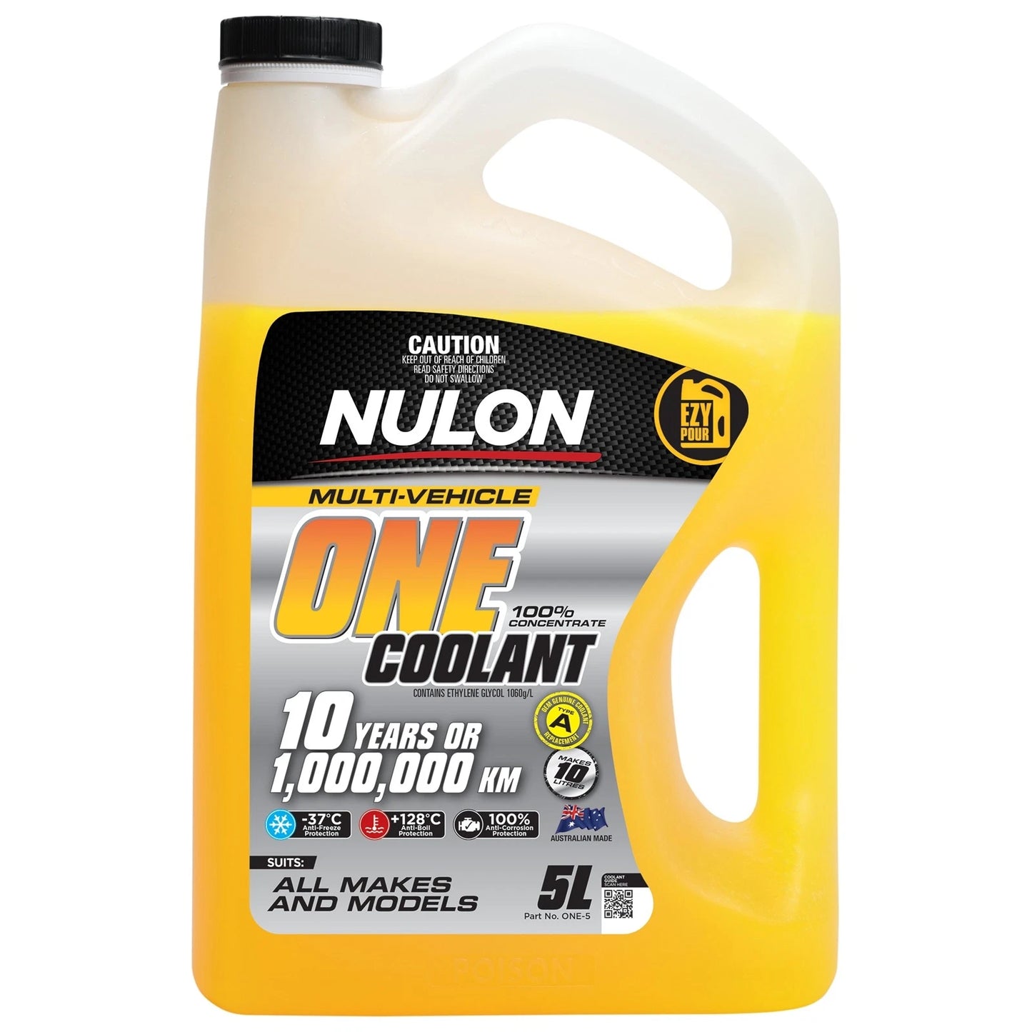 Nulon 100% Concentrate Coolant for Multi-Vehicle Applications (5L)