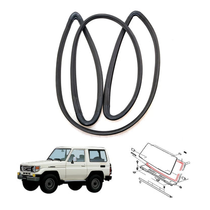 Front Windshield Weatherstrip for Toyota Land Cruiser GRJ71 HZJ78 VDJ76