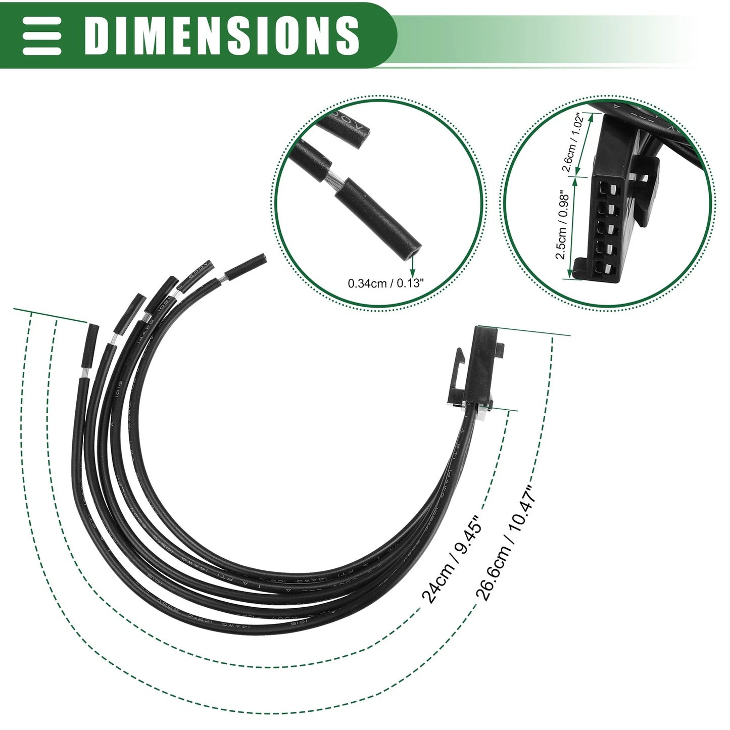 Blower Motor Resistor Connector for Chevrolet (2000–2006) 12167129