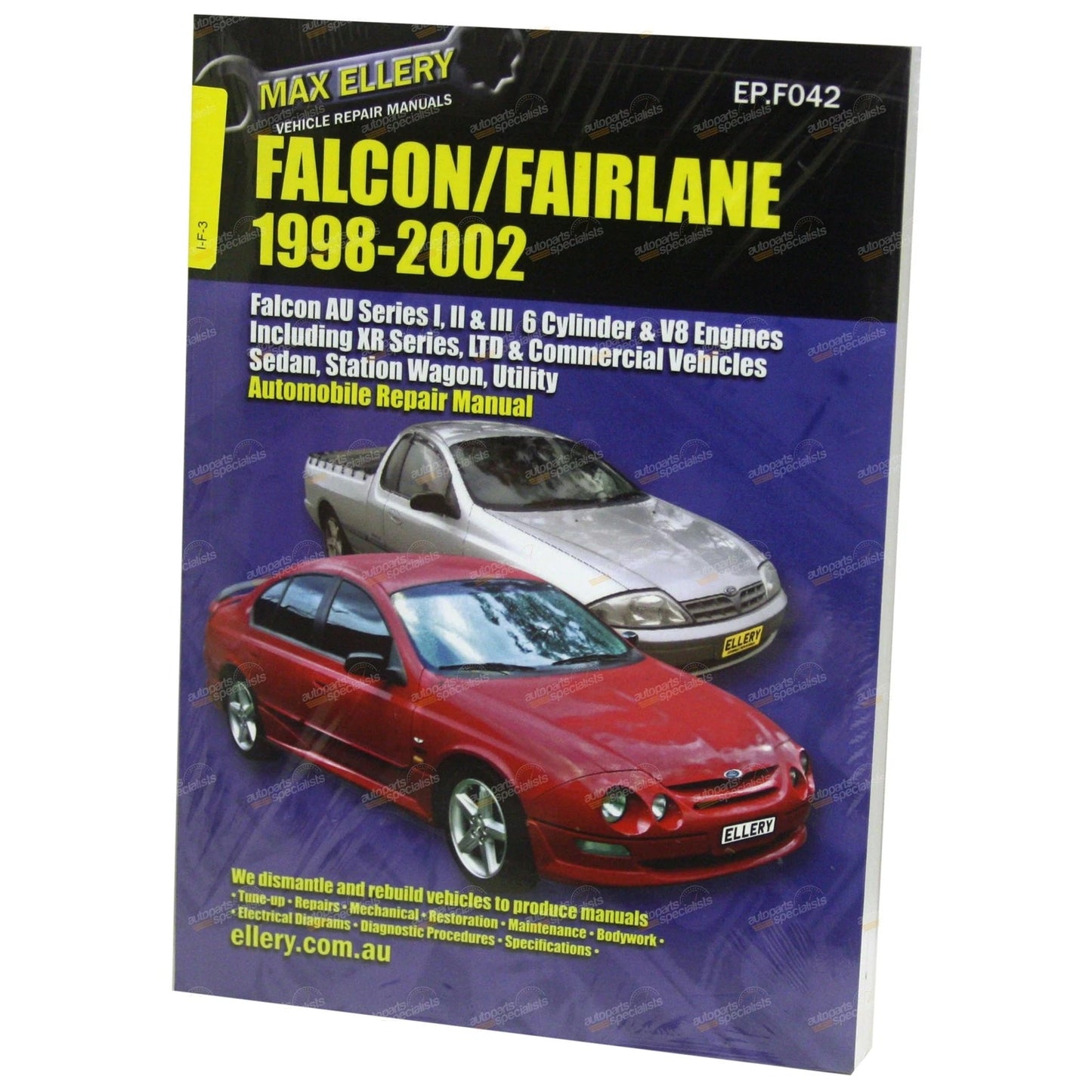 Workshop Manual for Ford AU Falcon XR6 XR8 (1998–2002)