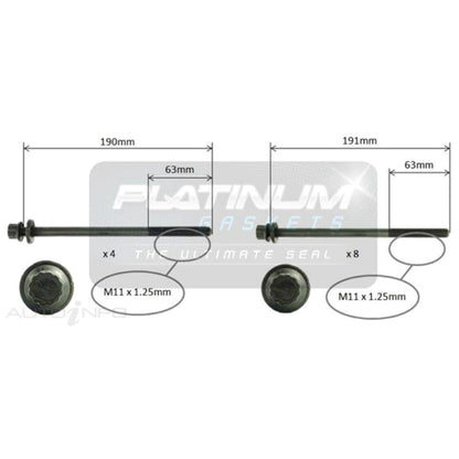 Engine Gasket Kit with Head Bolts for Subaru Forester (2008–2013)